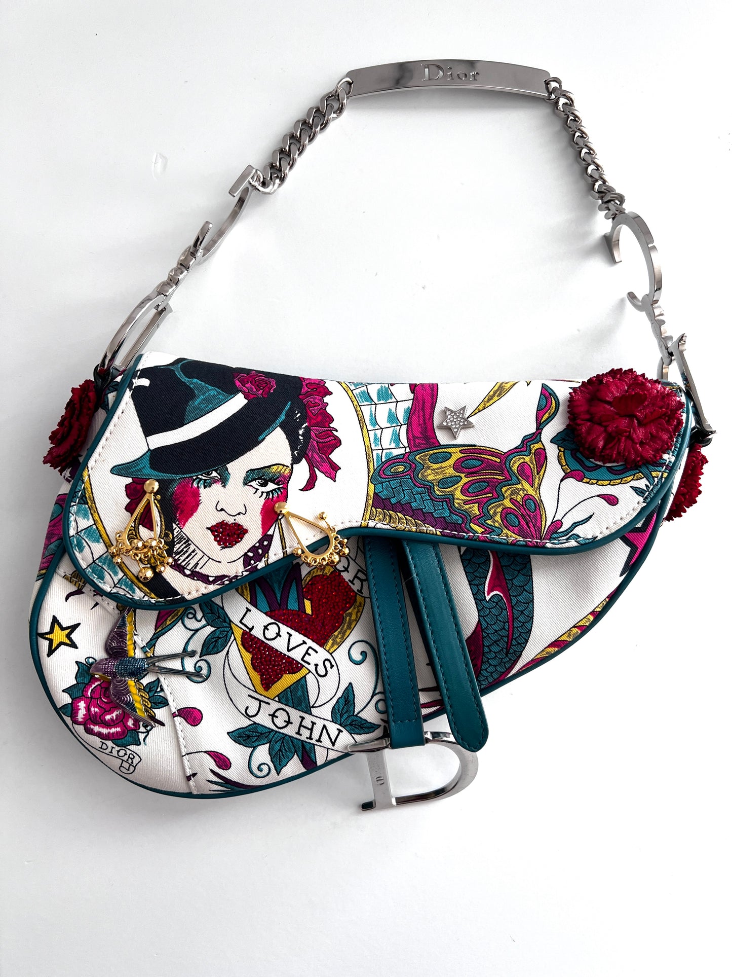 Vintage Dior Gypsy girl saddle bag from 2004 by John Galliano