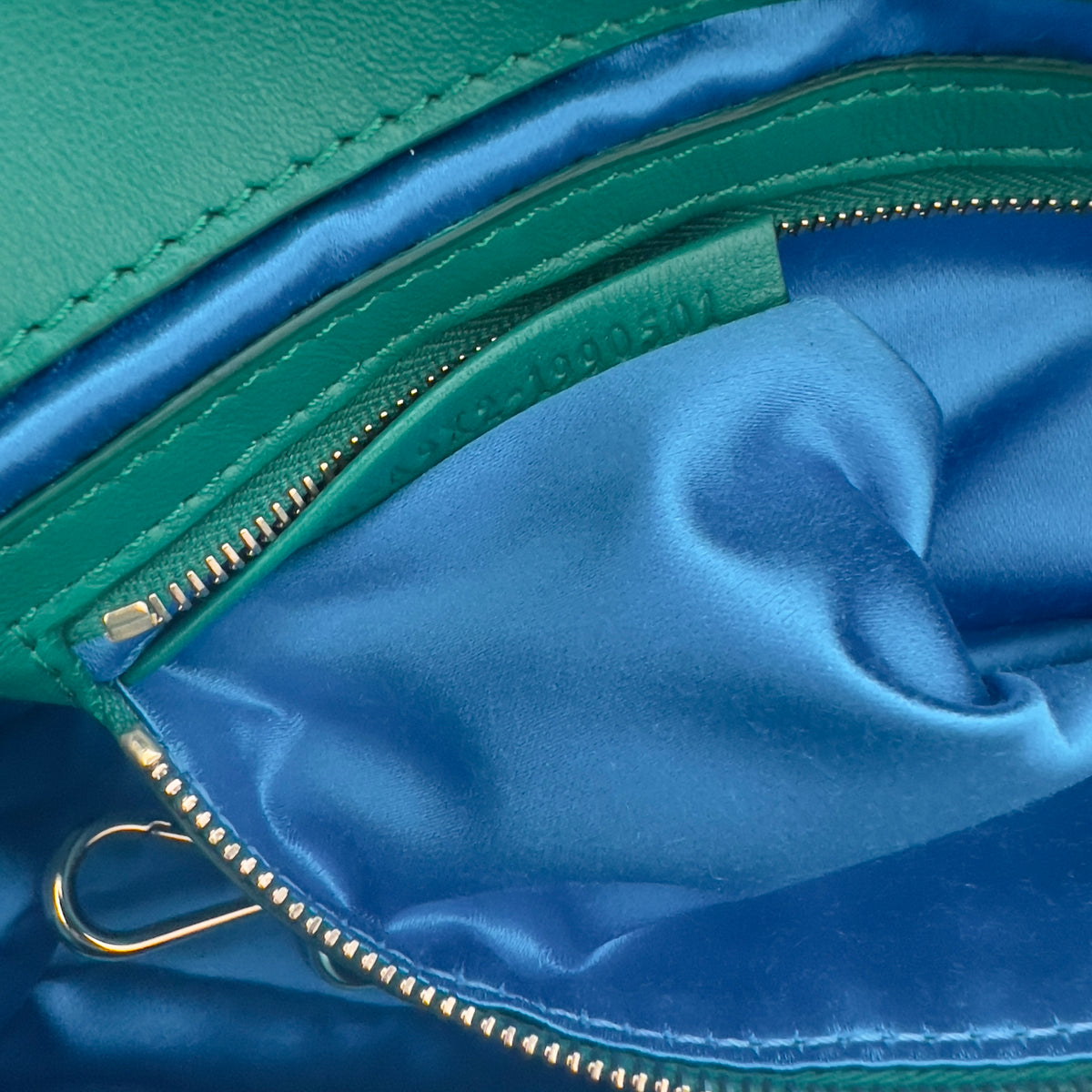Fendi Limited Green Sequin Baguette