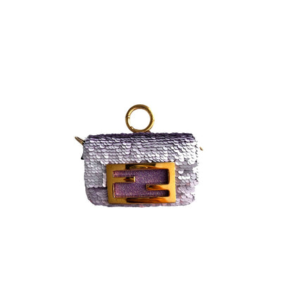 Fendi violet small sequin Nano