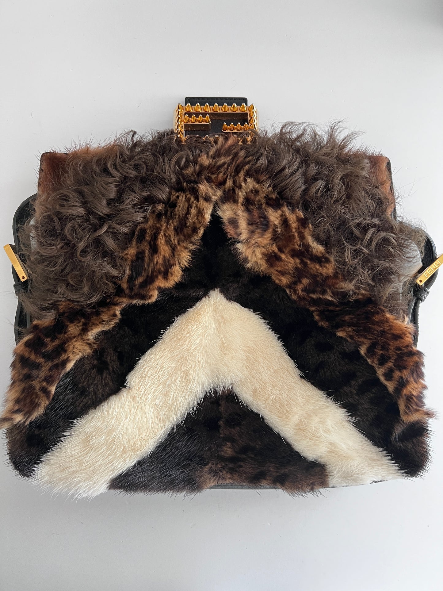 Fendi Byzantine fur baguette