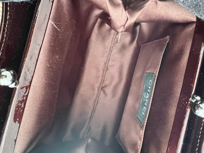 Chanel corduroy kiss lick CC shoulder bag