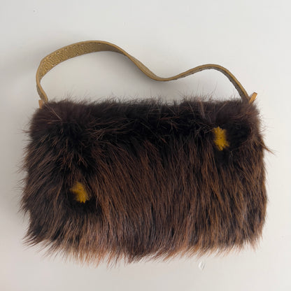 Fendi Mink Fur Flora Sellreia Baguette
