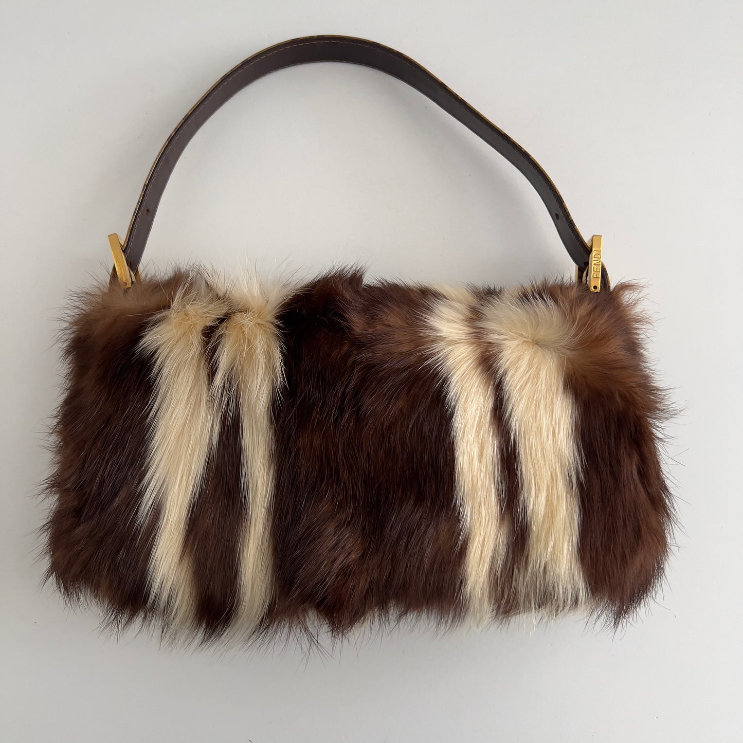 Vintage Fendi Skunk Fur Baguette