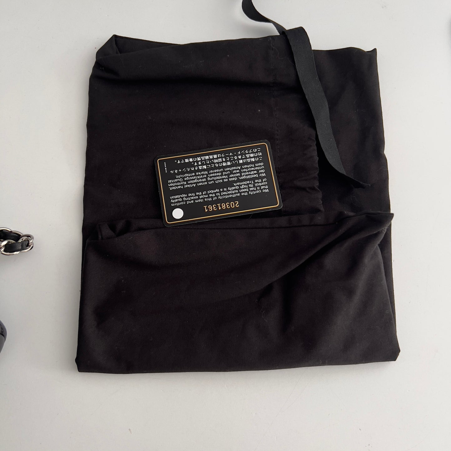 Chanel No.5 Shearling Lambskin Medium Flap Black