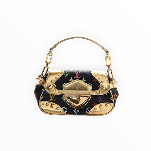 Louis Vuitton Monogram Multicolor Marilyn Black Gold