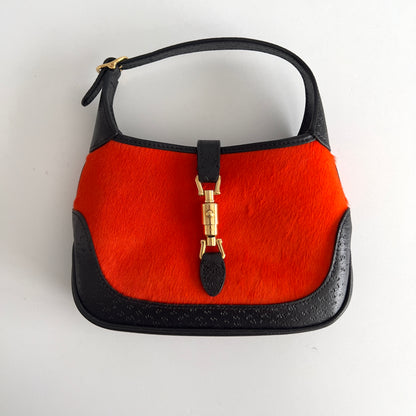 Gucci Mini Calf Hair Jackie 1961 orange
