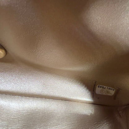 Chanel Dark Pink Lambskin Quilted Mini Rectangular Crush Flap Bag