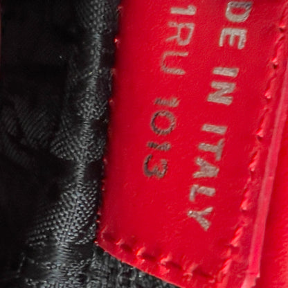 Vintage Christian Dior Red Dior Mania Saddle Bag