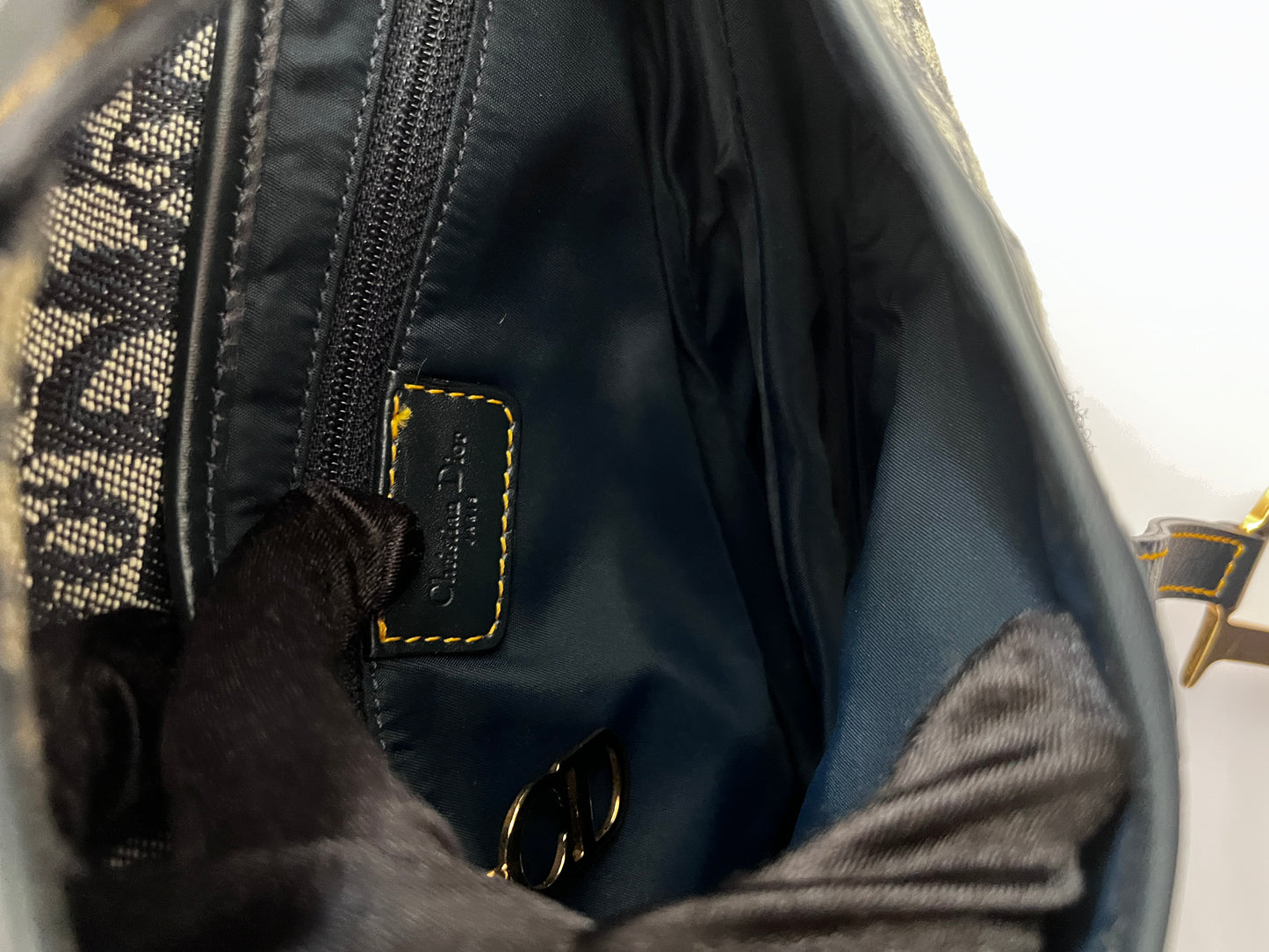 Vintage Dior Blue Diorissmo saddle bag