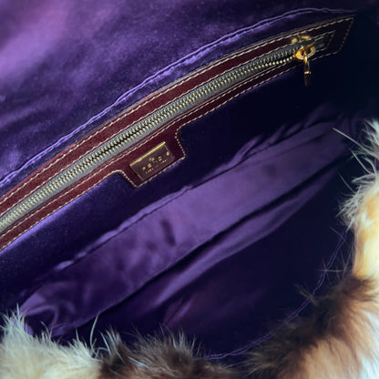 Vintage Fendi Skunk Fur Baguette