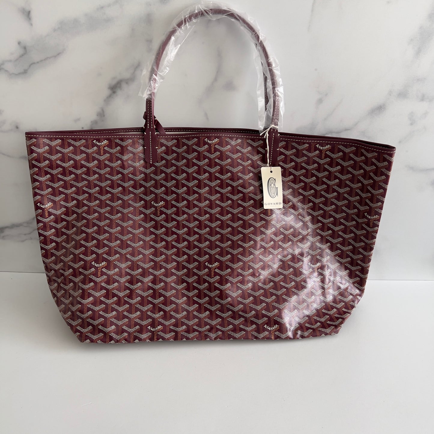NWT！Goyard Burgundy Saint Louis GM Tote