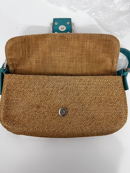 Fendi selleria raffia baguette