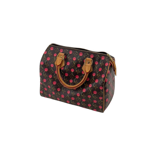 Vintage Louis Vuitton Monogram Cherries Speedy 25