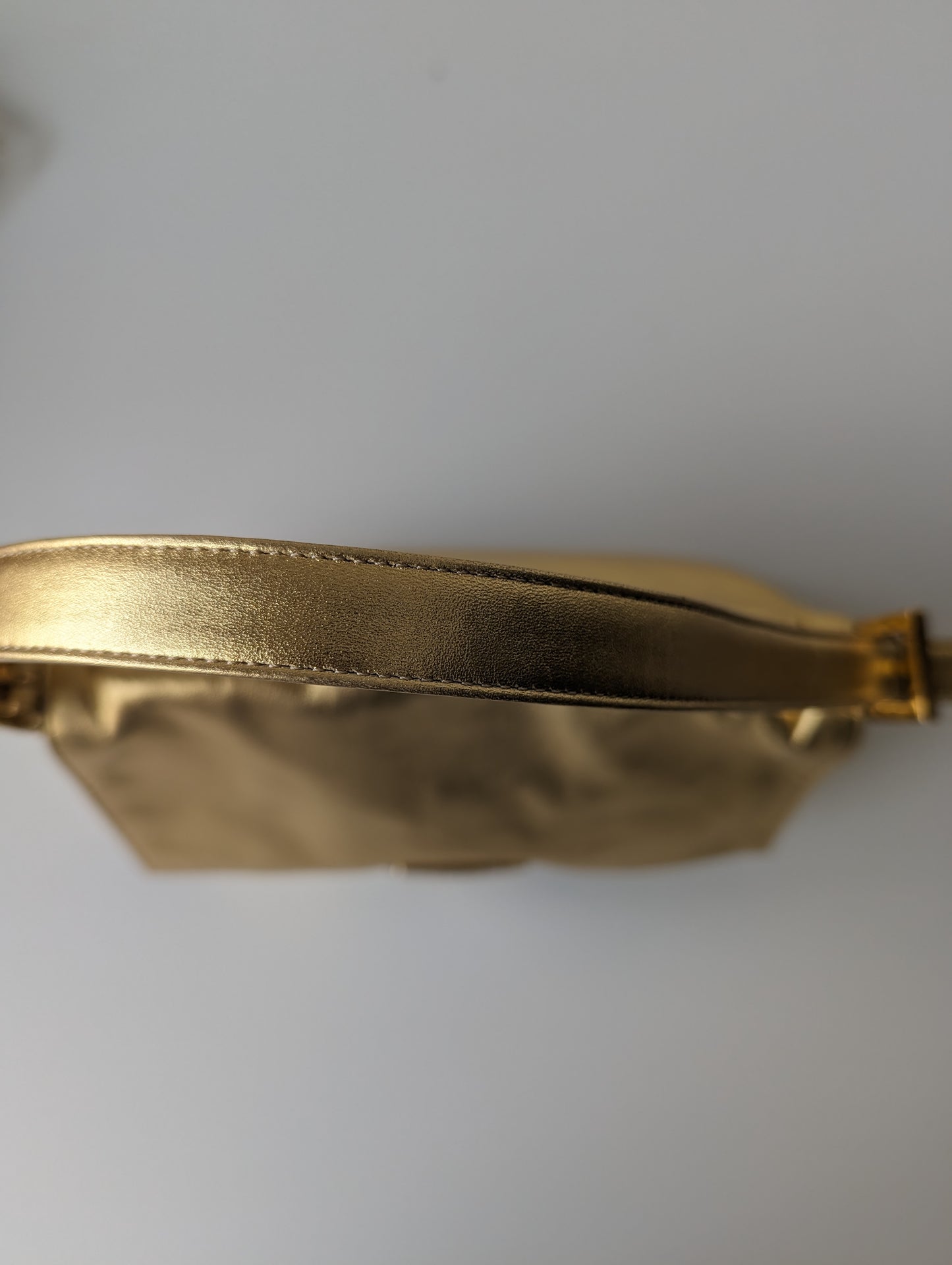 Fendi gold mamma size baguette