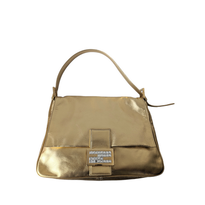 Fendi gold mamma size baguette