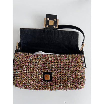 Fendi limited-edition multi color beaded baguette