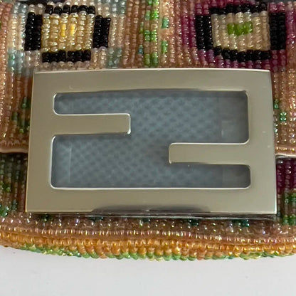 Fendi mini handle beaded bag