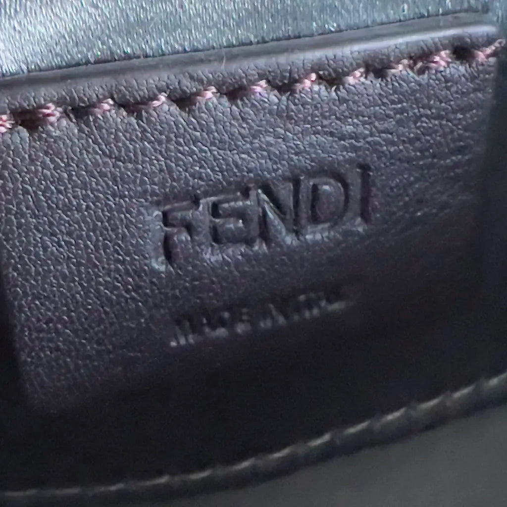 Fendi mini handle beaded bag