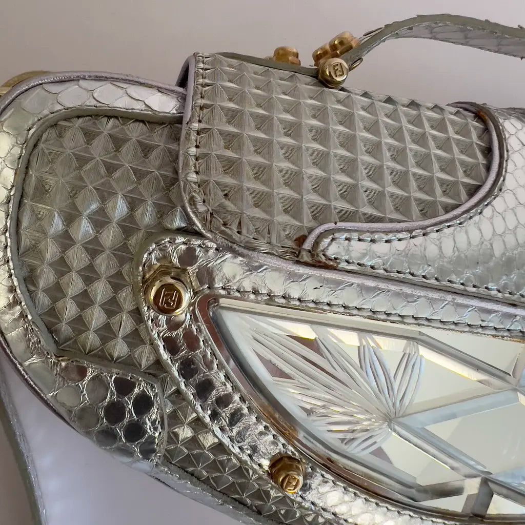 Fendi Vanity Mirror Clutch