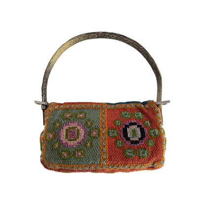 Iconic Fendi Boho Beaded Baguette