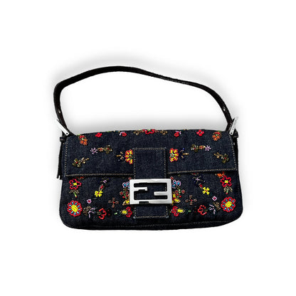 Fendi 25 anniversary beaded baguette