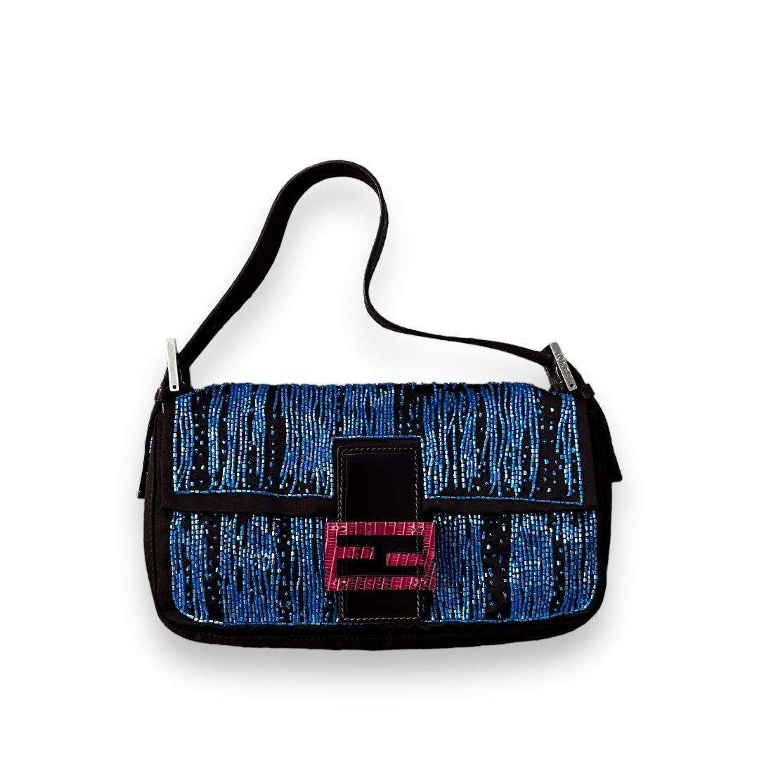 Vintage Fendi beaded baguette