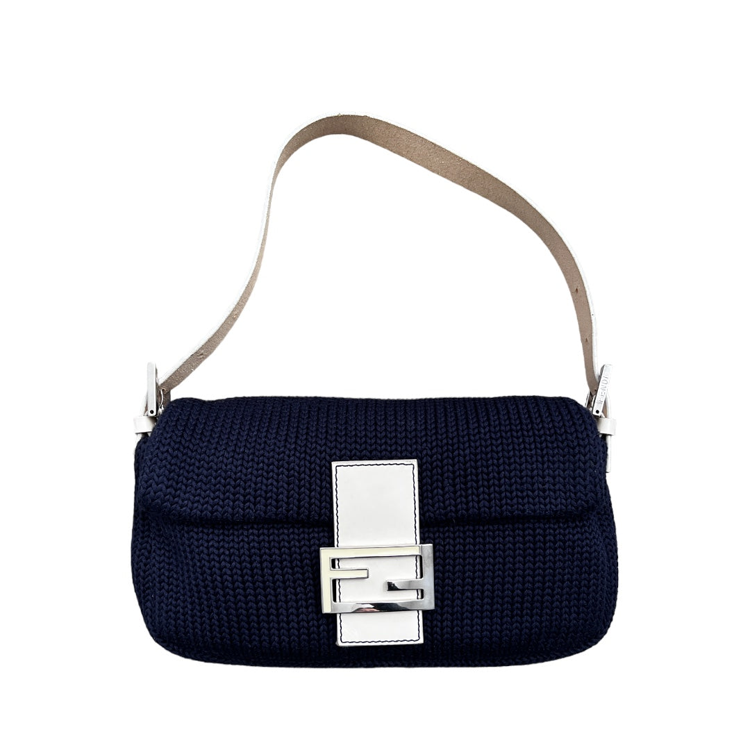 Fendi envy wool knitted baguette