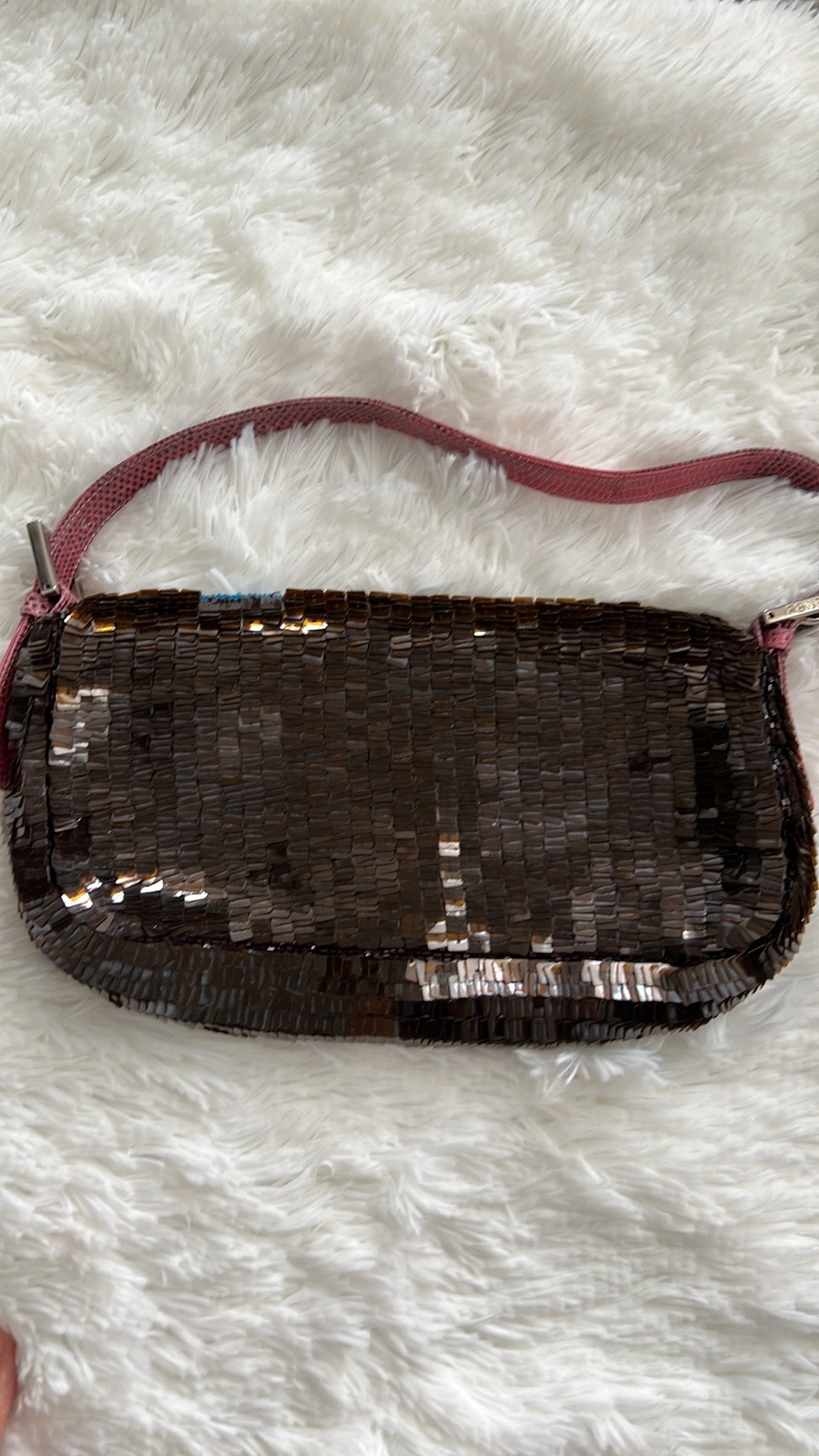 Vintage Fendi sequin baguette